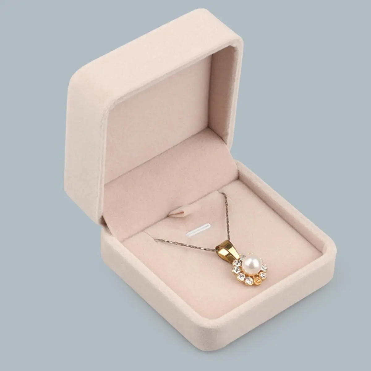 Valentine's Day Modern Square Jewelry Storage Box with Lid, 1 Count Small Travel Jewelry Case, Jewelry Storage Box for Rings, Earrings & Necklace, Men Gifts, Gift Box for Him, Valentine's Day Gifts