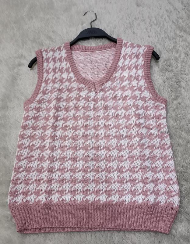 JENNIE TRIBAL Bunga Vest Korean Outfit Style Rompi Rajut Sekolah Clayton 7