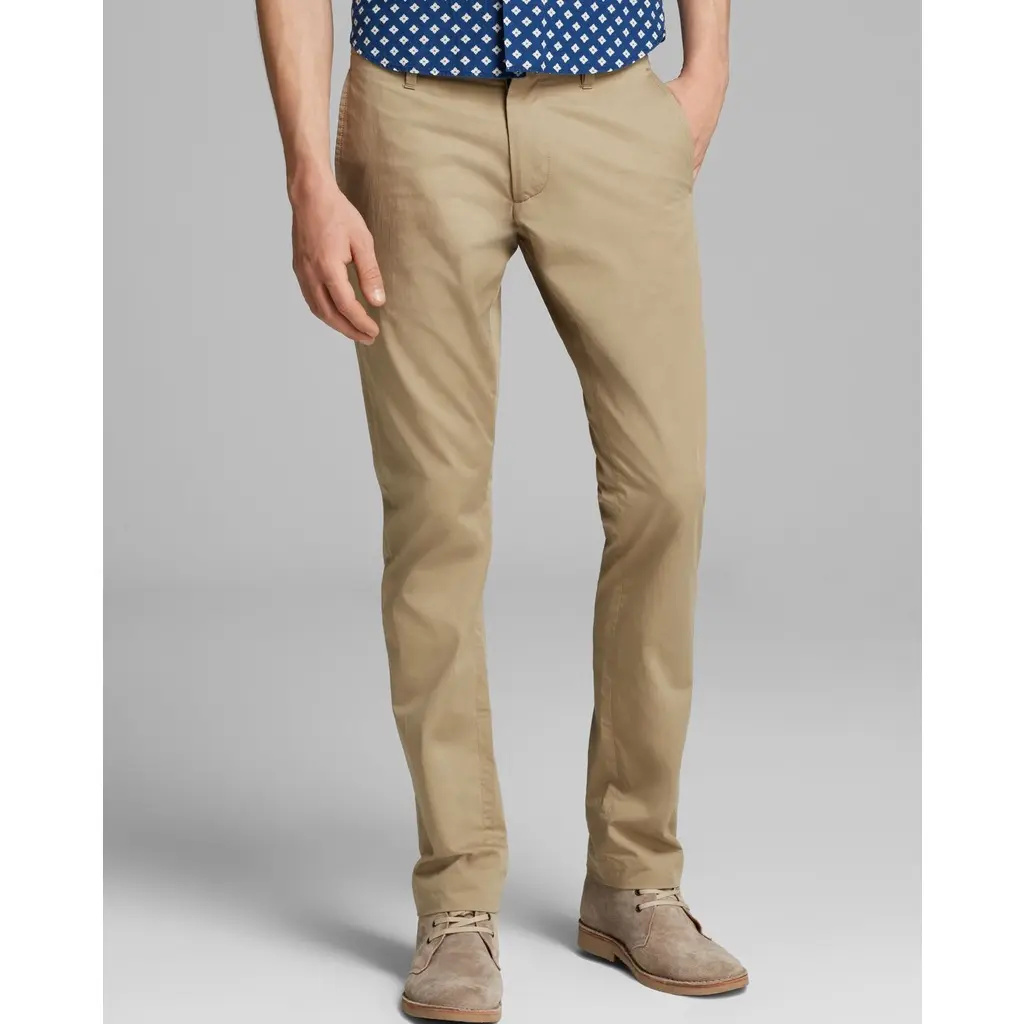SLIMFIT-CELANA FORMAL PRIA-ST4NL3Y 4D4MS ORIGINAL-KATUN-KHAKI