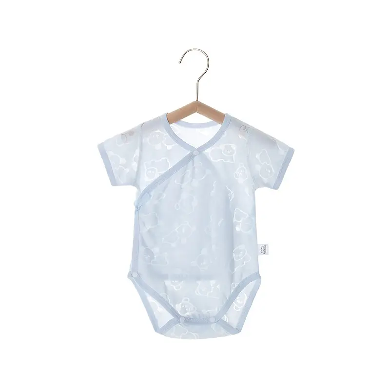 Baby Short-Sleeve Rompers - Soft, Breathable, and Lightweight Onesies for Boys & Girls, Perfect for Summer and Air-Conditioned Comfort, Cute Design for Daily Wear and Outdoor Strolls, Ideal for Singapore’s Hot Weather, Ages 0-12 Months