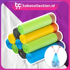TC PLASTIK SAMPAH Kantong Plastik Sampah Dengan Tali KANTONG SAMPAH MURAH 1 ROLL ISI 15 LEMBAR R530