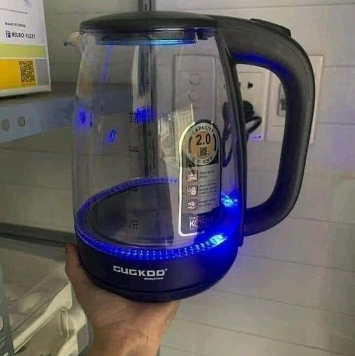 ấm siêu tốc thủy tinh 2 lit