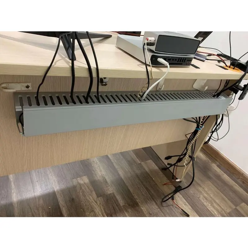 Máng Đi Dây Hãng SINO Nhựa Cao Cấp, Máng Răng Lược Lắp Tủ Điện Đủ kícḣ Thước 25x25 Đến 65x65 Dài 85cm 6