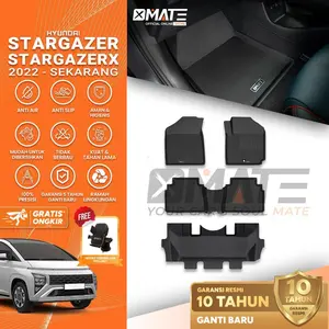 Xmate Karpet Mobil Hyundai Stargazer & Stargazer X 2022-Sekarang Bahan XPE Tahan Air Mudah Dibersihkan Garansi 10 Tahun