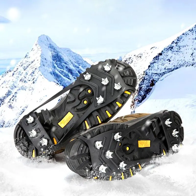 Outdoor Anti-slip Shoe Cover, 1 Pair Ice Claw Snow Climbing Shoe Tooth, Climbing Snow Shoe Cover for Christmas Gift, Simple Tooth