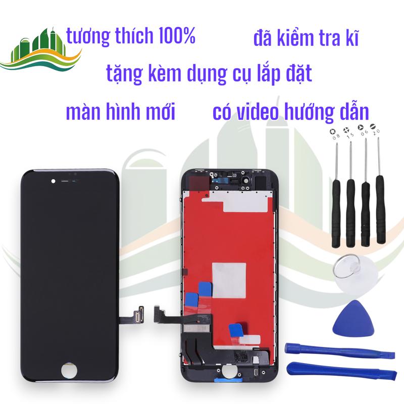 Màn hình LCD chính hãng tương thích với iPhone 8, 8plus đã kiểm tra 100%,  tặng kèm bộ dụng cụ thay màn 1