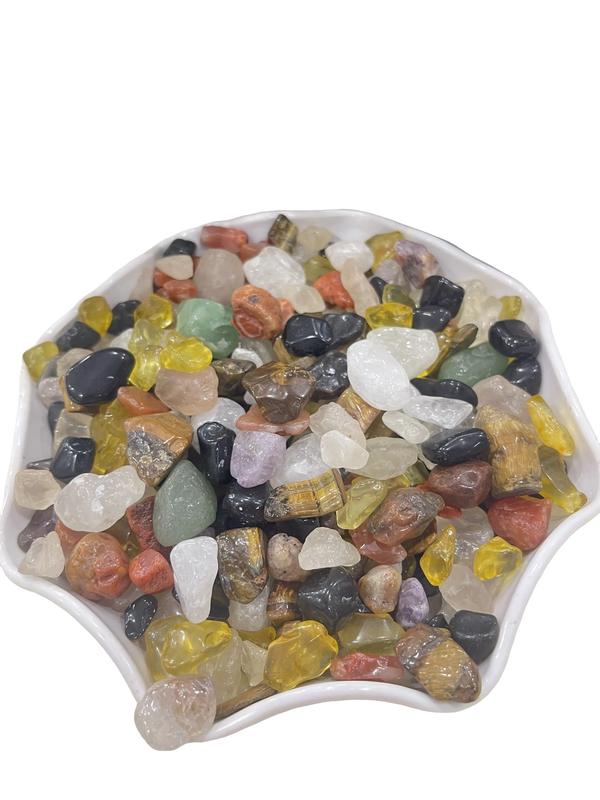 Đá Thạch Anh Vụn Ngũ Sắc 0.5kg - Thương Hiệu Uy Tín, Trang Trí & Phong Thủy Độc Đáo Cho Không Gian Sống