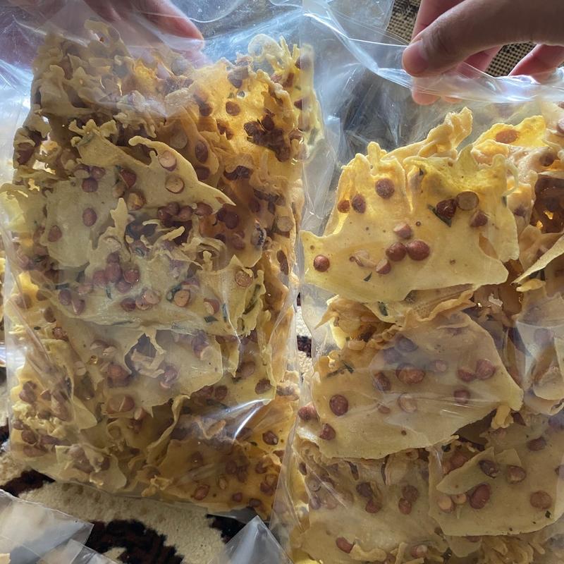 Rempeyek | Peyek Kacang Tanah dan Rebon Daun Jeruk Gurih Renyah Organik Organik Organik Organik Cemilan Pedas Kering Makanan Snacks Food Snack 1