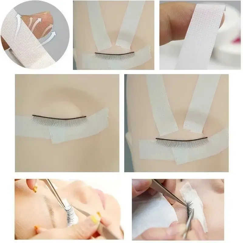 Grafting Eyelash Japanese Tape Planting Eyelash Isolation with Holes Breathable Tape Eyelash Non-Woven Tape