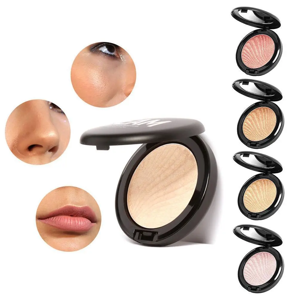 FOCALLURE New 4 Colors Ultra Glow Beam Highlighter Palette Powder Makeup Highlighter Contour Palette Bronzer Cosmetic