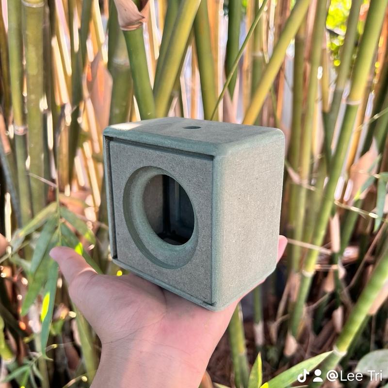 ￼Box loa thô 10x10x7cm khoét lỗ theo yêu cầu LT Sperker 0