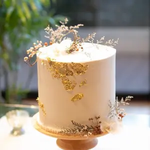 Gold Foil Cake Decoration / Silver Foil for Cake