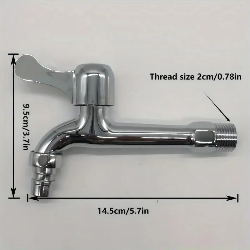 Stainless Steel Long Extension Faucet, Multifunctional Outdoor Garden Faucet, Durable Faucet for Home Kitchen Bathroom 1