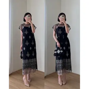 Terlaris Kamiclothing.id — Bernadya Lace Dress (baju pesta brokat wanita)