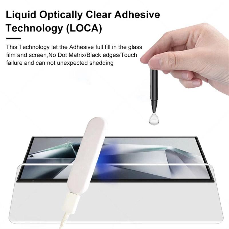 Product Introduction of 4in1 UV Tempered Glass For Samsung Galaxy S24 S23 Ultra Camera Screen Protector Film S23+ S24+ S24 Plus S24 Ultra Lens Glass 5
