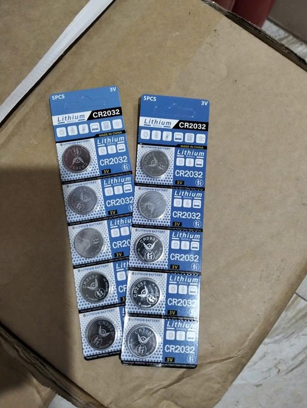 1 vỉ 5 viên pin cúc 3V CR2032 pin nút cho Cmos điều khiển chìa khóa ô tô xe máy cửa cuốn