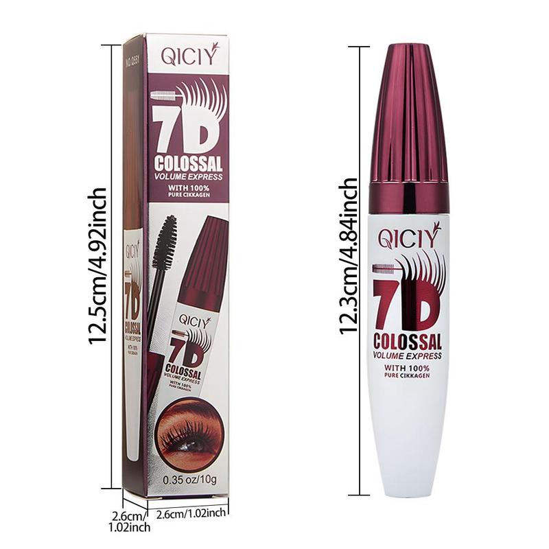 Long Lasting Mascara, 2 Counts Natural Curling Mascara, Eyelashes Lengthening Volumizing Defining, Professional Eye Makeup Products, Cosmetic 1