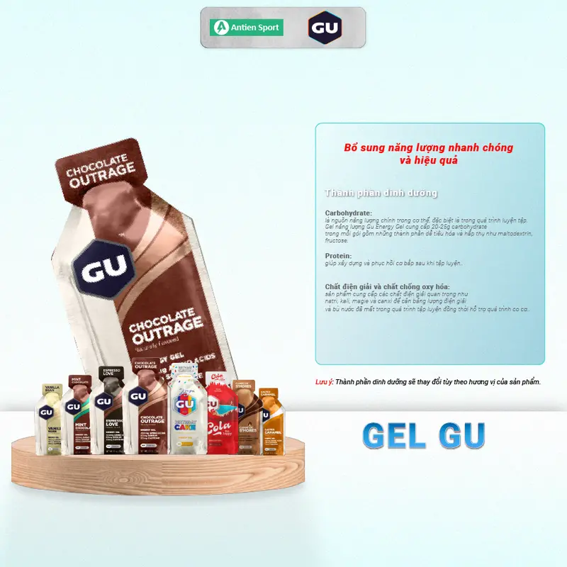 Gel năng lượng Gu Energy Gel (1 gói) - Hàng chính hãng 1
