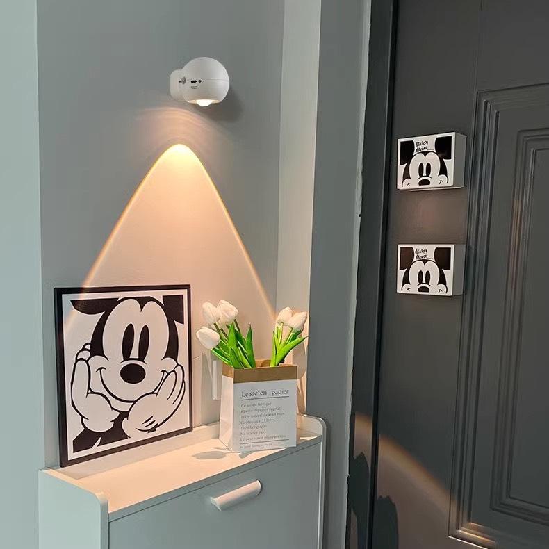 Đèn ngủ không dây treo tường trang trí phòng thanh lịch, hiện đại
