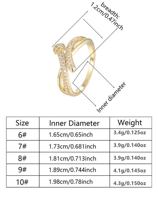 Women's Elegant Nut Design Rhinestone Decorated Ring, Exquisite Trendy Ring, Fashionable Jewelry for Women As Gift 1