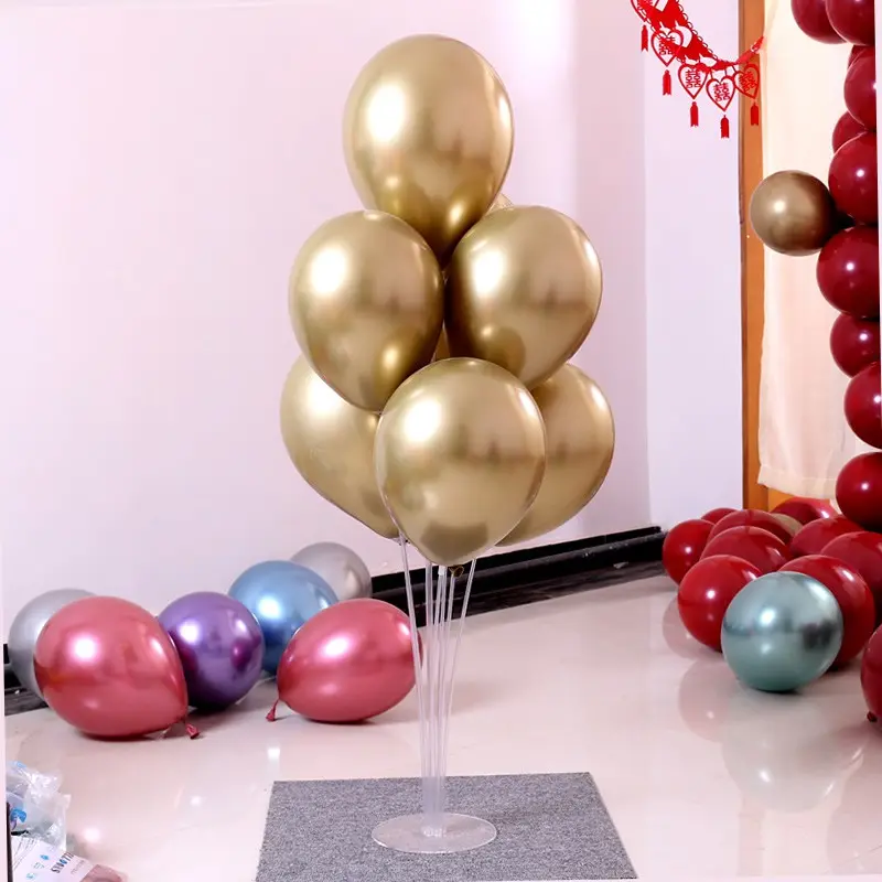 Trụ bóng bay 7 nhánh , trụ mica 7 nhánh Cao Su 2