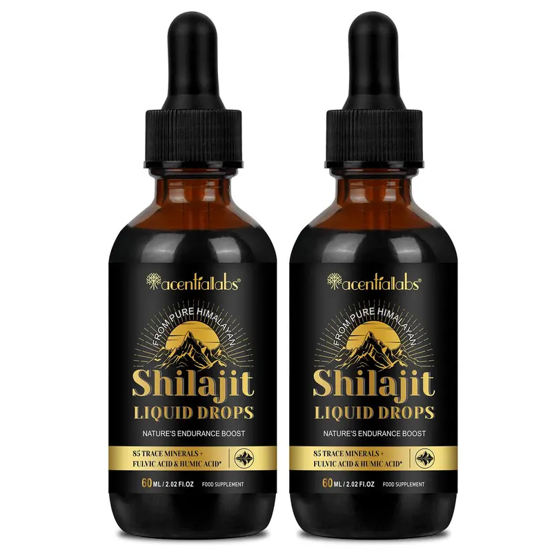 Shilajit Liquid Drops, Natural Body Care Serum for Men & Women, Body Care Kit for Daily Use, Fitness, Korean Skincare, Daily Skincare Routine, Energy Stamina Supplement, Skincare Products 8