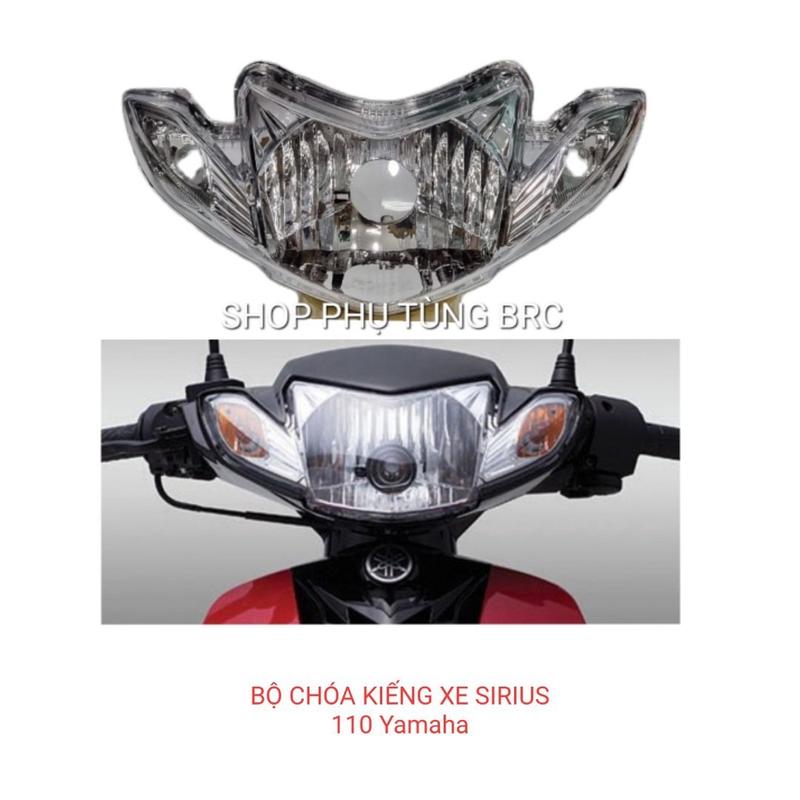 Bộ chóa, kiếng đèn pha xe SIRIUS Nhật 110, SIRIUS 50 ( Đầu đèn sihello không lắp được. A/E chọn loại xe trên đơn hàng) Phụ Kiện Phụ Tùng