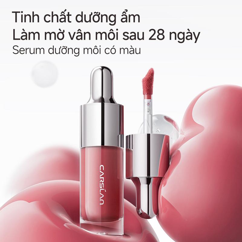 Son tint dưỡng ẩm CARSLAN làm sáng nếp nhăn trong 28 ngày trang điểm và chăm sóc da trong một 4.5g 1