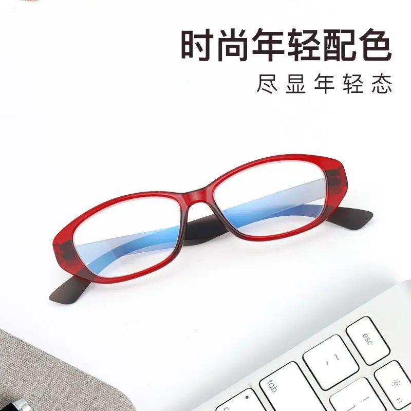 Kính Đọc Sách, Cao Cấp, Hàng Mới Về, Dành Cho Phụ Nữ Trung Người Già Và Cao Tuổi, Gương Hoa, HD Siêu Nhẹ, Phong Cách, Chống Ánh Sáng Xanh, Chống Mệt Mỏi, Kính 4