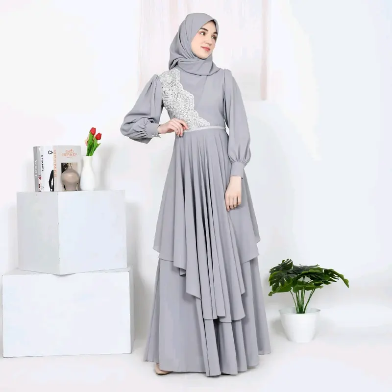Gamis slayer brokat,S,M,L,XL kapake by iyank 2