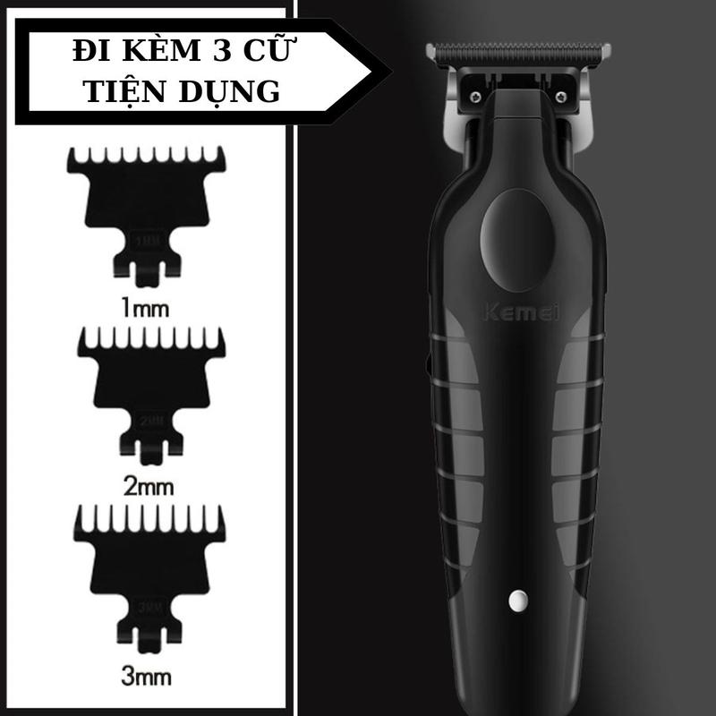 Tông Đơ KEMEI KM-2299 – Khắc tóc, chấn FADE, Lưỡi Mạ Carbon DLC Sắc Bén, Chống Mài Mòn, Giảm Nóng, Cắt Tỉa Tinh Tế và Định Hình Viền Chuẩn Mực Cạo Râu 2