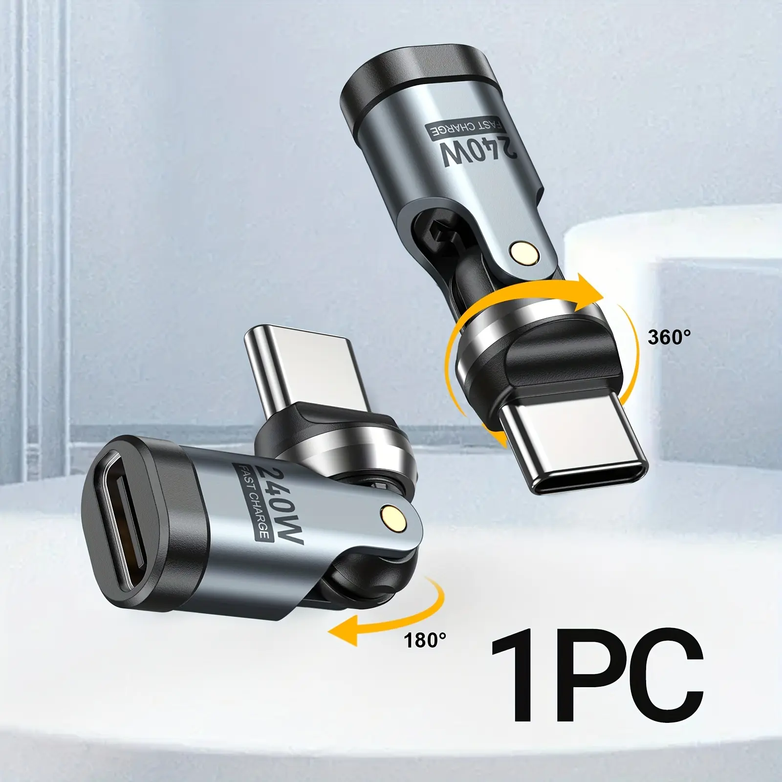 240W USB‑C Fast Charging Adapter with OTG Connector, Dual Output (240W ...
