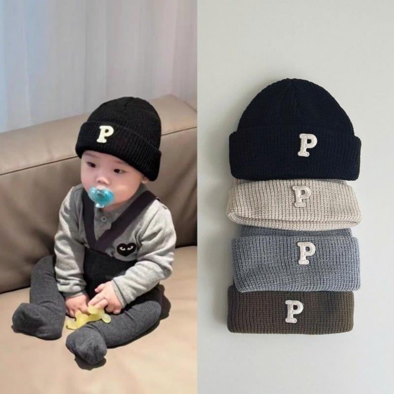  Mũ Len Cho Bé Sơ Sinh 0-3 Tuổi In Chữ P Nổi Bật Nón Len Ấm Áp Mềm Mịn Xinh Xắn Giữ Ấm Chất Liệu Len Cao Cấp Size Đa Dạng Màu Sắc 
