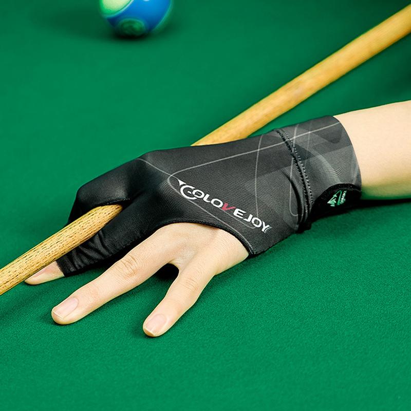 Product Introduction of Open Finger Billiard Gloves Breathable Polyester Snooker Sport Glove Adjustable Sticker Smooth Soft Lightweight Amateur Training 34