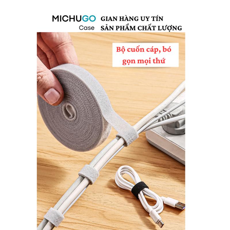 Dây đai buộc cáp xé dán tiện lợi chống rối dây cáp, tai nghe tiện lợi