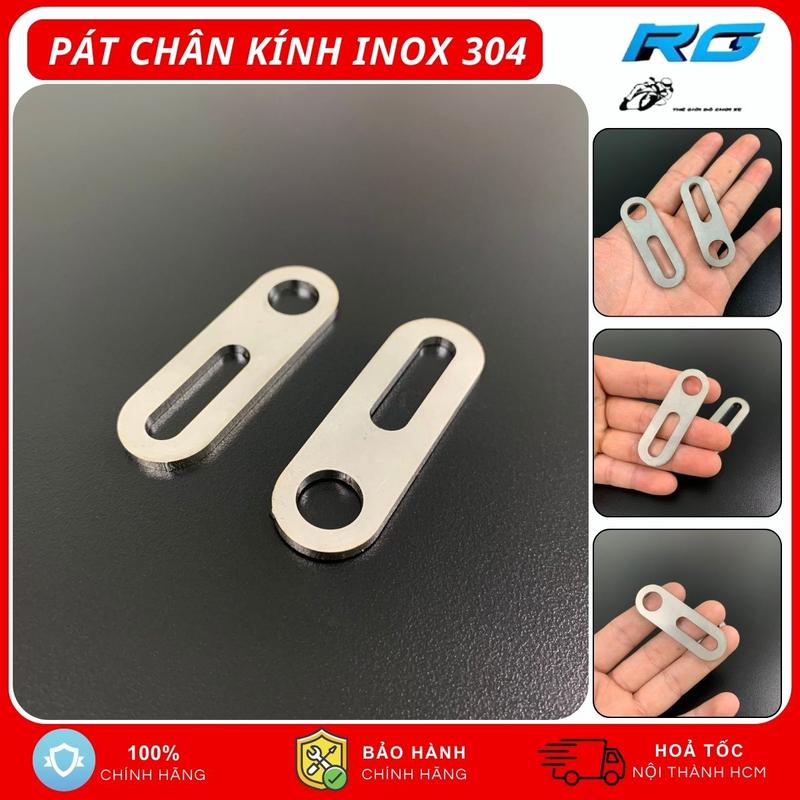  Pát Đèn Trợ Sáng Gắn Chân Kính Xe Máy Inox 304 CNC Lắp Cho Wave Winner X Exciter 150 AB,... 