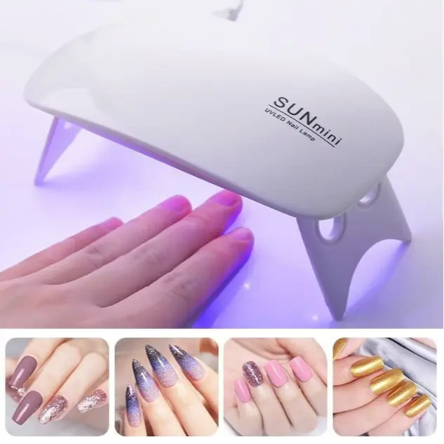Mini UVled Pengering Kutek Gel Lampu LED UV Mini Portabel Nail Dryer