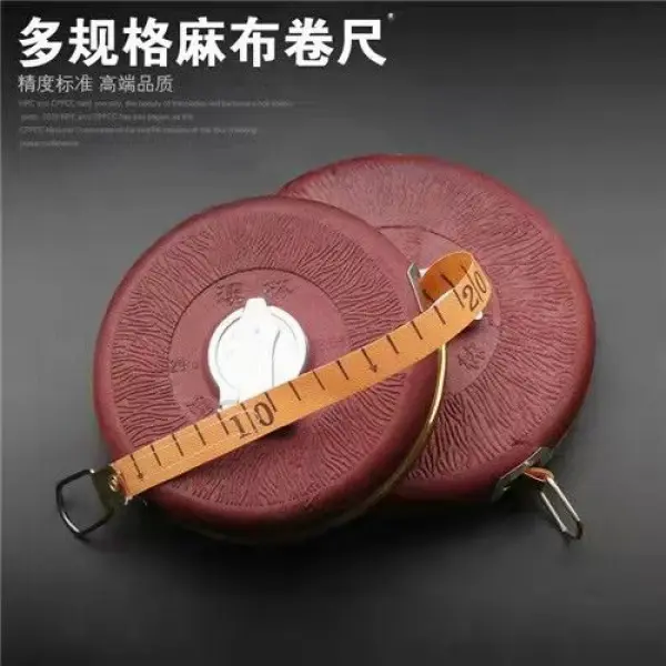 Thước Dây Da, Thước Dây Vải, Thước Dây Đo, Có 20 M, 30 M, 50 M, 100 M, Thước Dây Sợi, Đo Đất, Thước Chống Mài Mòn, Bao Gồm Keo Dán Và Dụng Cụ Cắt Cỏ, [Còn Hàng]