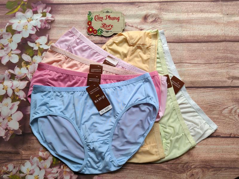 Combo 5 - 10 Quần Lót Nữ Thun Lạnh  (3257) Size (75-100 Kg) Siêu Co Giãn Thoáng Mát Siêu Mịn 4