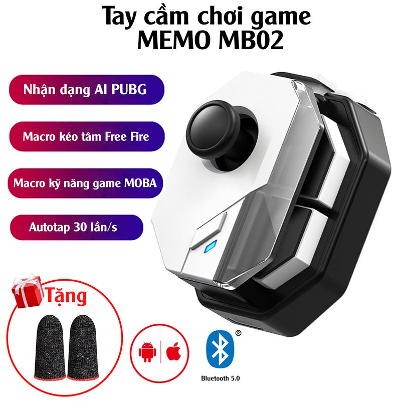 MEMO MB02 Tay cầm chơi game điện thoại máy tính bảng giúp ghìm tâm Ai PUBG Macro free fire liên quân tốc chiến