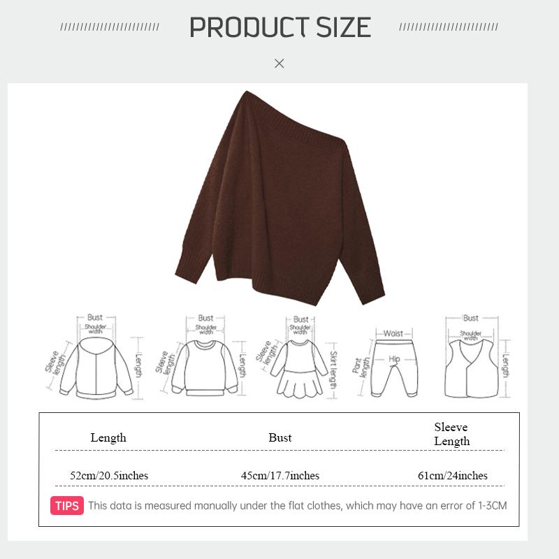 Pakaian Rajut Wanita Lembut dengan Lengan Lentera dan Bahu Terbuka, Sweater dengan Potongan Pinggang yang Rapi Pakaian Rajut Wanita Lembut dengan Lengan Lentera dan Bahu Terbuka, Sweater dengan Potongan Pinggang yang Rapi