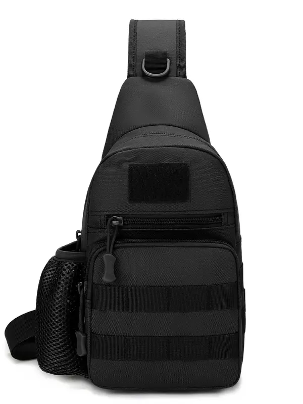 Men's Outdoor Large Capacity Multifunctional Fanny Pack, Casual Zipper Chest Bag, Sports Gym Bag for Men 5