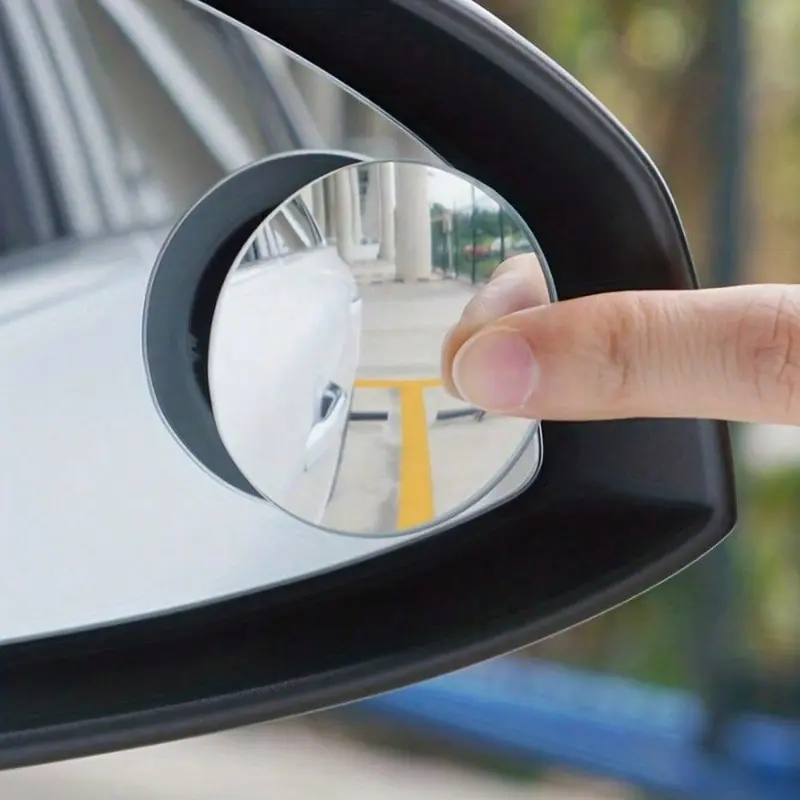 Blind Spot Mirror for Car, Truck, Trailer, 2 Counts Universal Convex Lens, Round Shape Adjustable Rearview Mirror Accessory for Enhanced Visibility and Safety 2