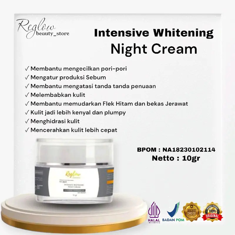 Reglow Intensive Whitening Night Cream 1