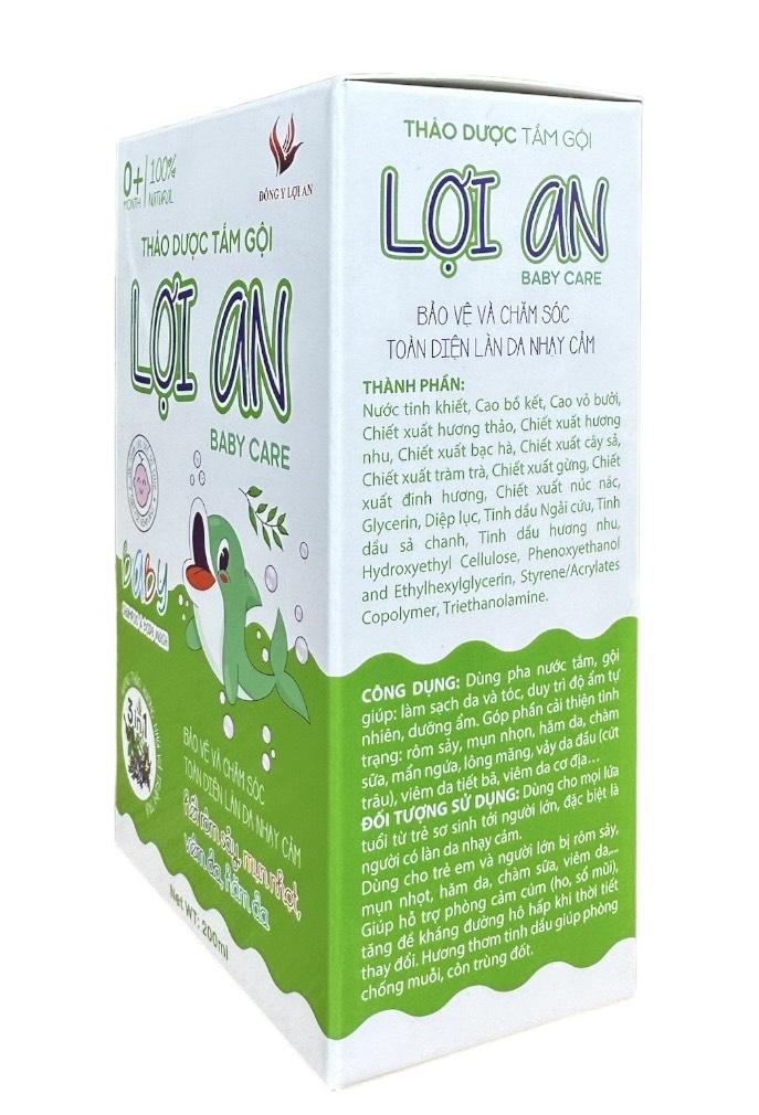 Product Introduction of Sữa Tắm Gội Thảo Dược Lợi An Cho Bé Chính Hãng 2