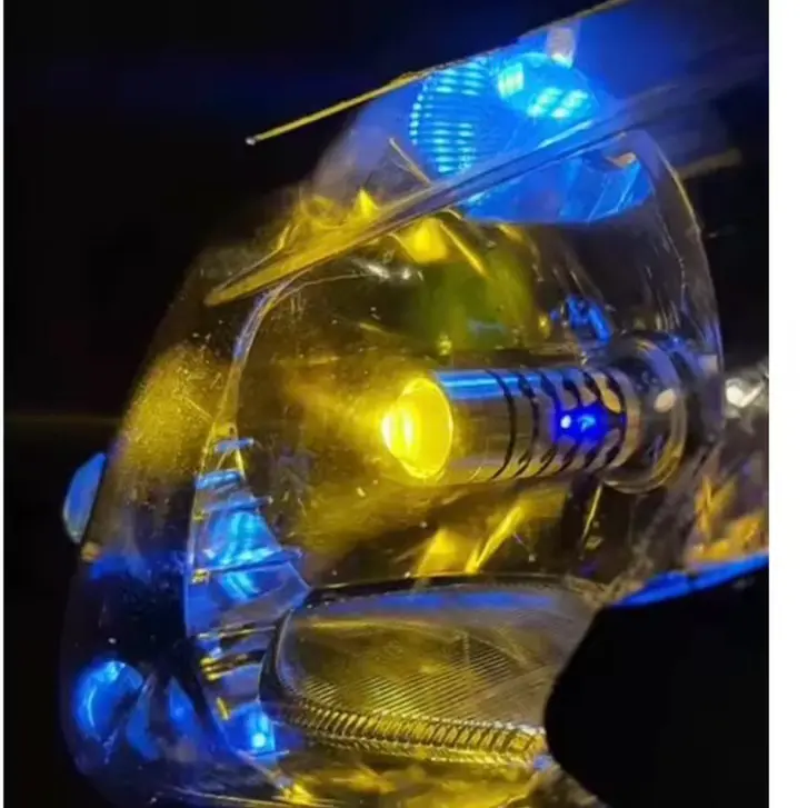 Lampu LED H6 Laser Senja Biru / Lampu Utama LED H6 Laser Universal Car 3