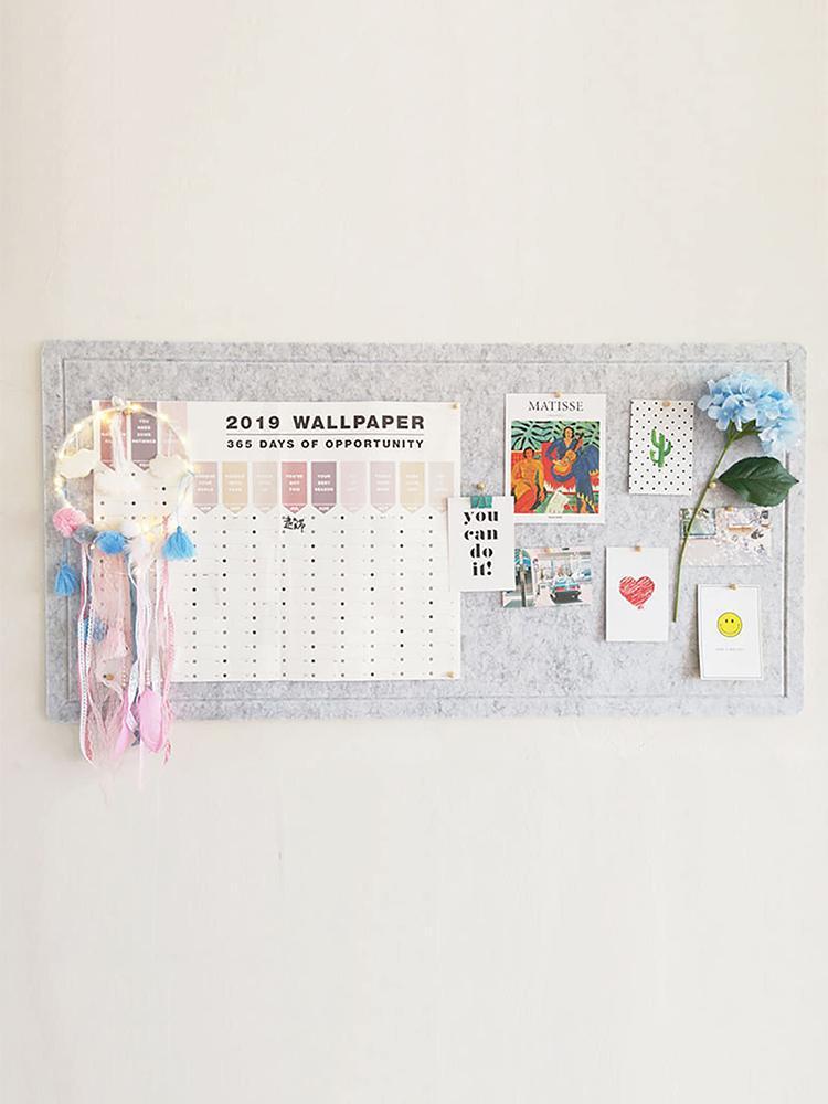 Product Introduction of Cork Bulletin Board Bulletin Board, Wall Cork Office Board, School, Home, Office Wall Hanging Notification Pin Board, 24
