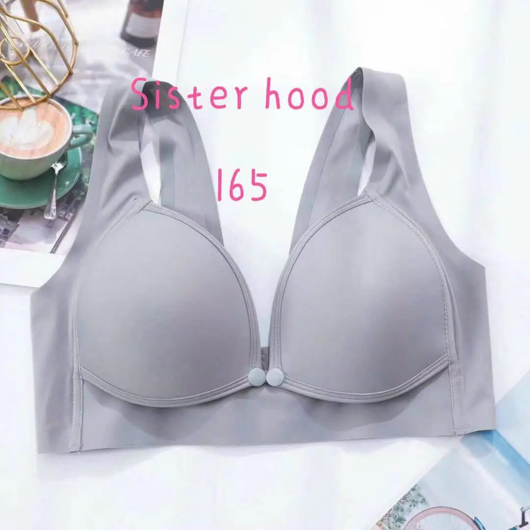 Áo Ngực Bà Bầu 2mama chất liệu su non cho con bú và sau sinh không gọng nâng đỡ chống chảy sệ cho mẹ bầu mới Cotton Trơn Độ phủ hoàn toàn Độ phủ hoàn toàn Trơn