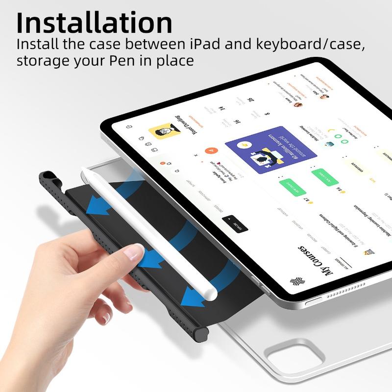 Product Introduction of New Compatible with M-agic Keyboard Pencil Holder Smart Folio Pencil Case Stylus Accessories Stylus Pouch for Apple Pencil 1/2 11