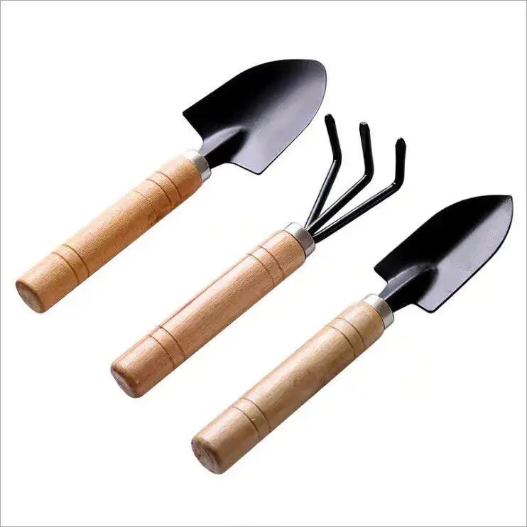 Bộ 3 Món Dụng Cụ Làm Vườn To (Xẻng Làm Vườn - Xới Đất - Cào Đất) 0